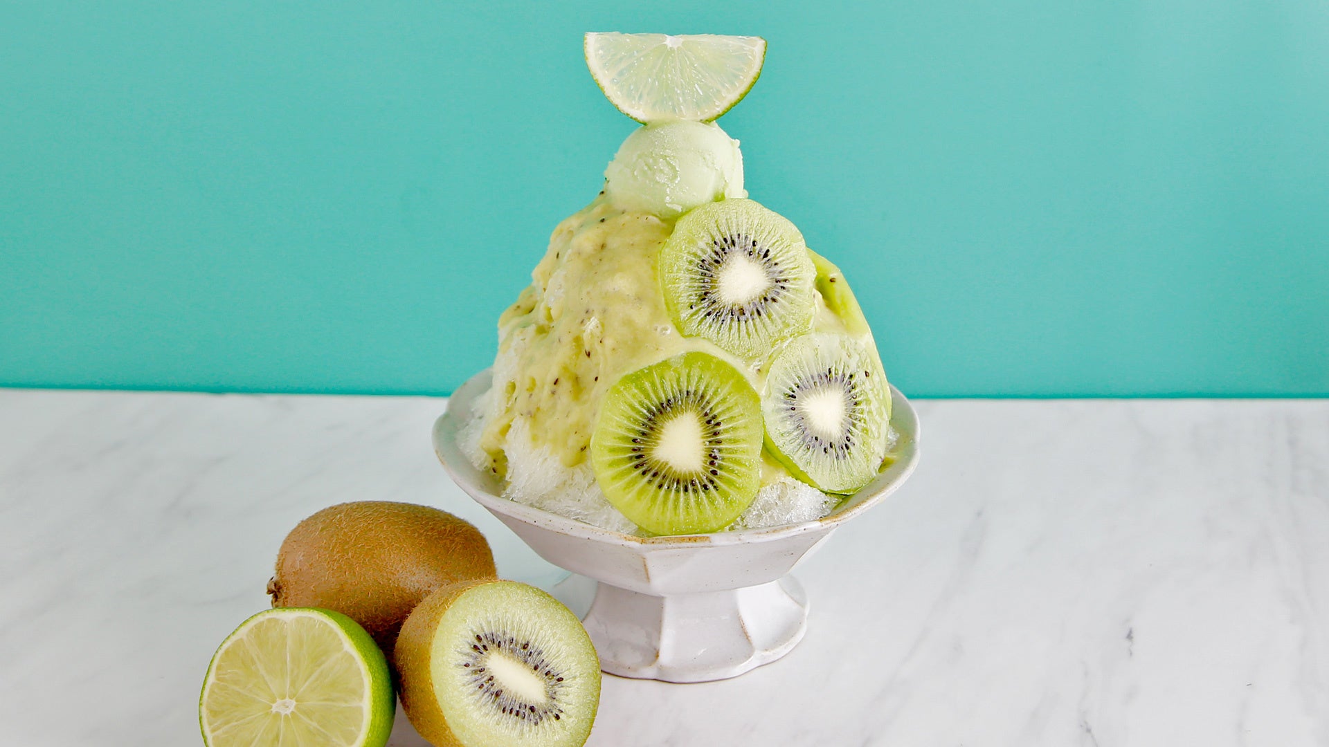 キウイ ✕ ライムフラッペ　1280円