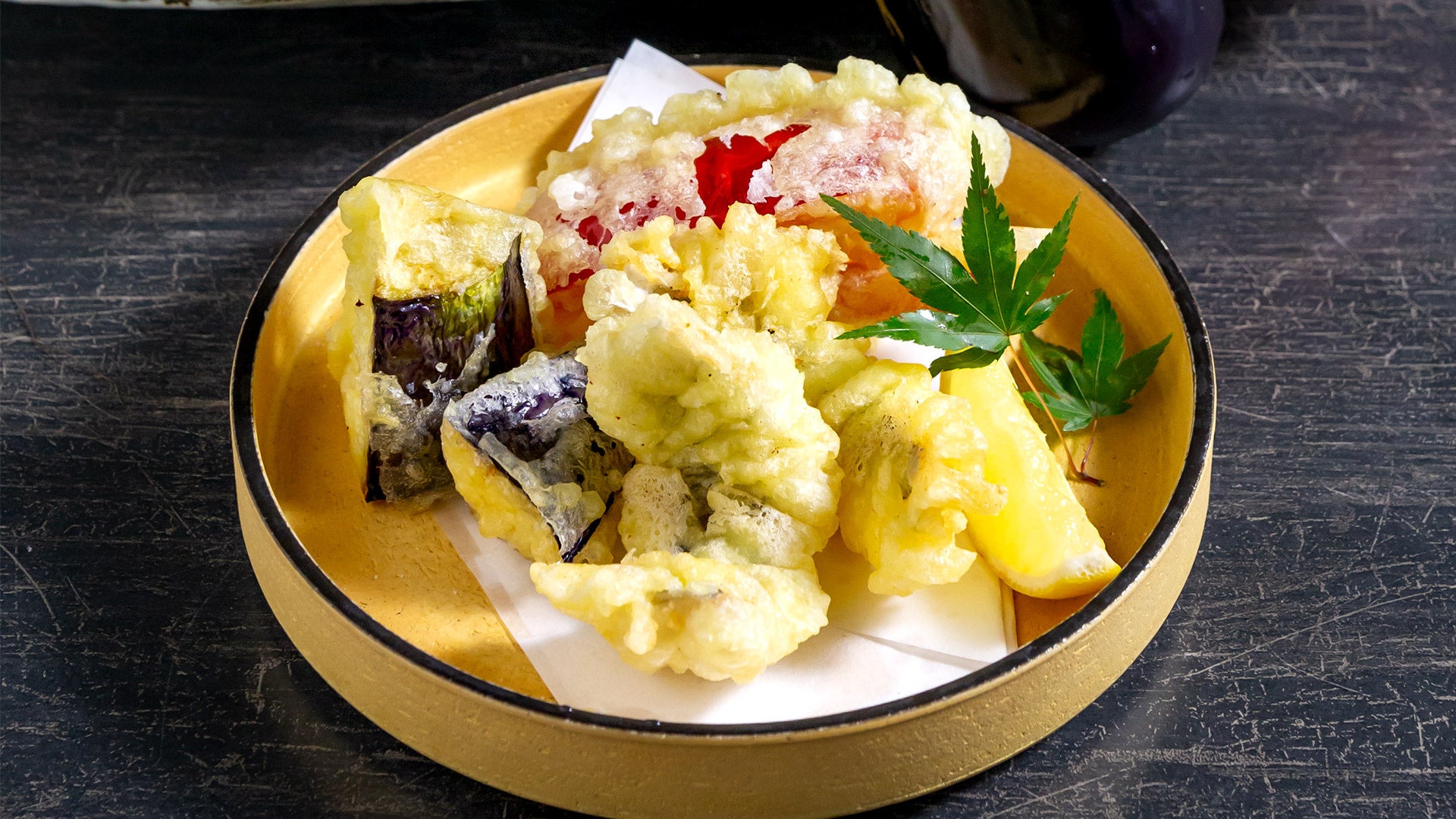 鱧と夏野菜の天ぷら　1320円