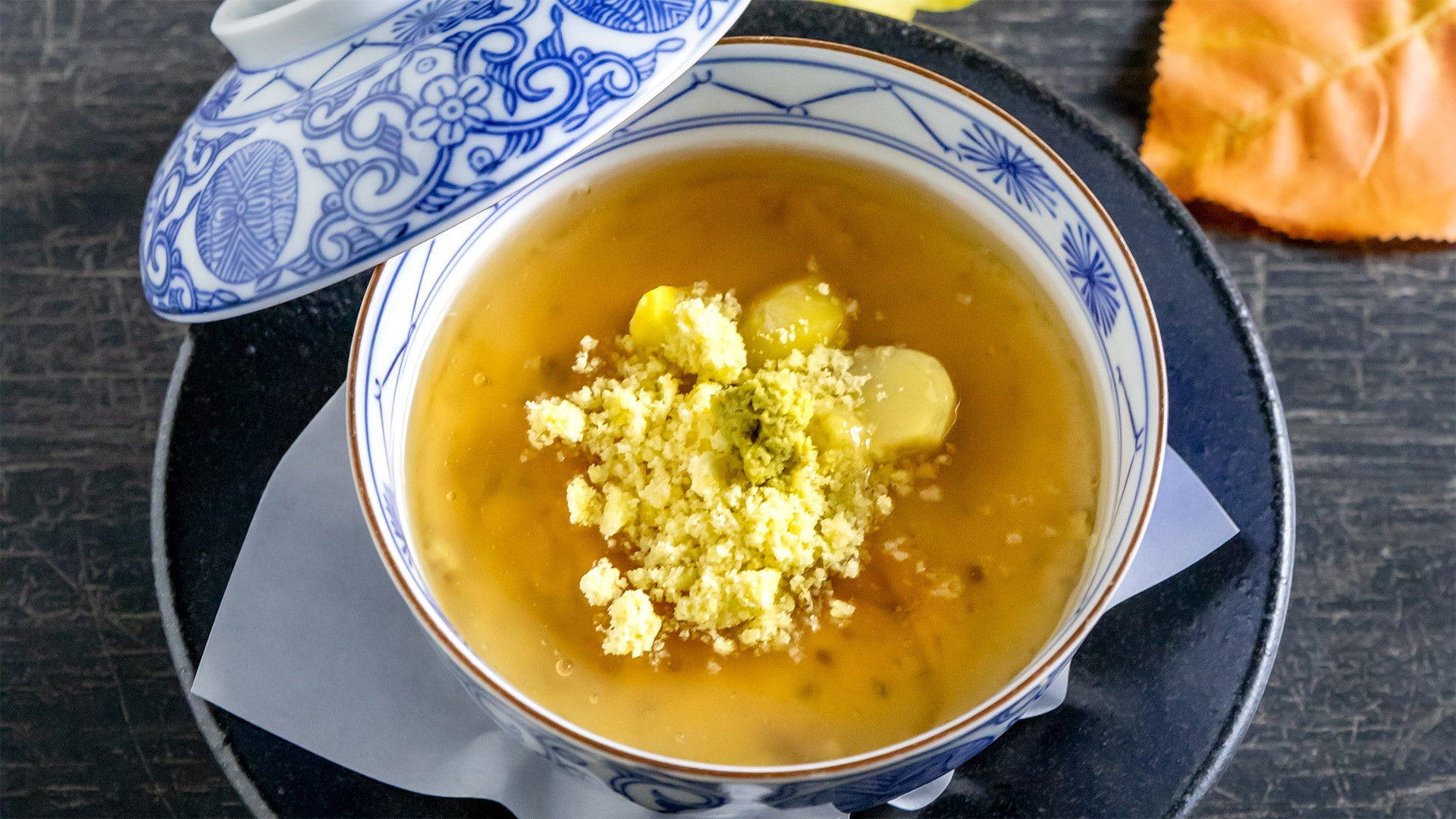 金目鯛のとろろ栗蒸し　1045円