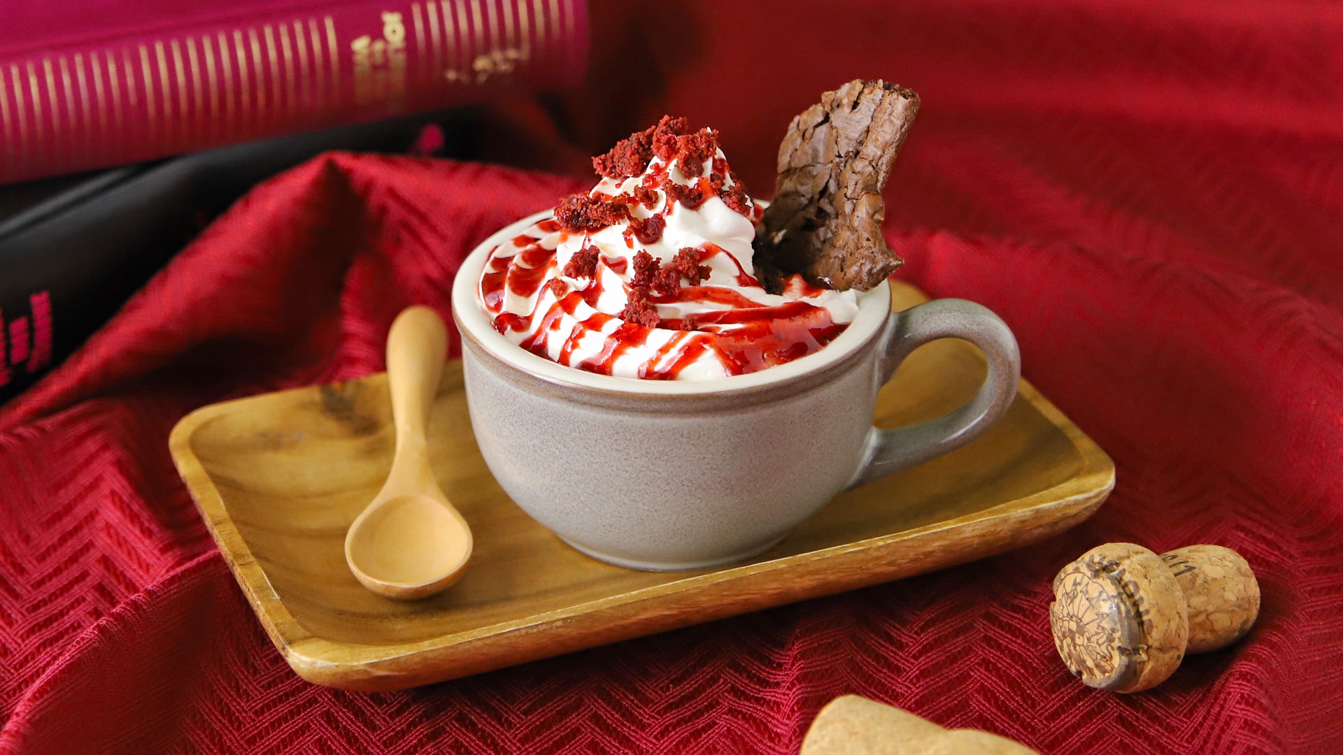 ホットベリーココア　770円