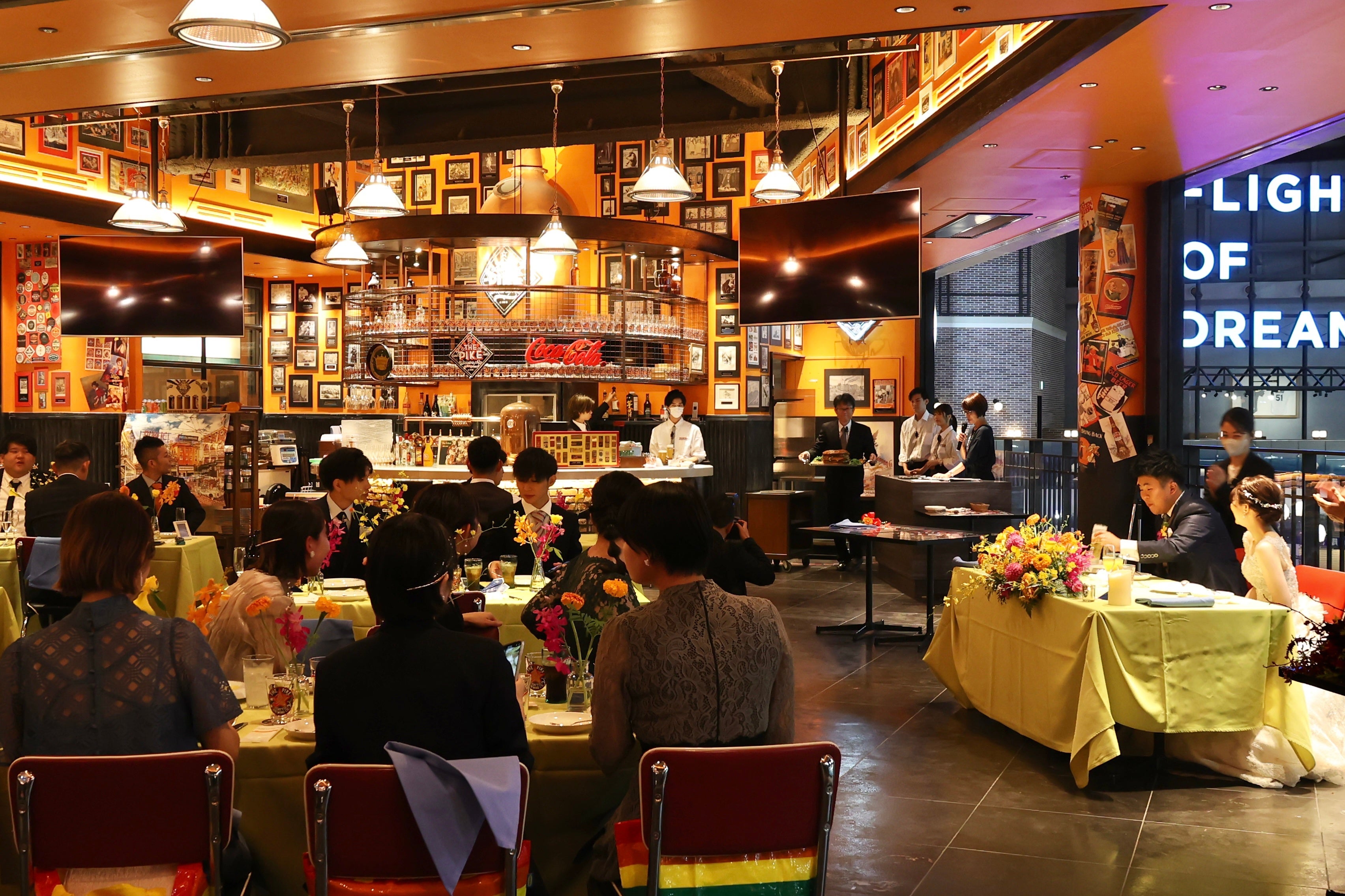 THE PIKE BREWING RESTAURANT & CRAFT BEER BARも披露宴仕様に