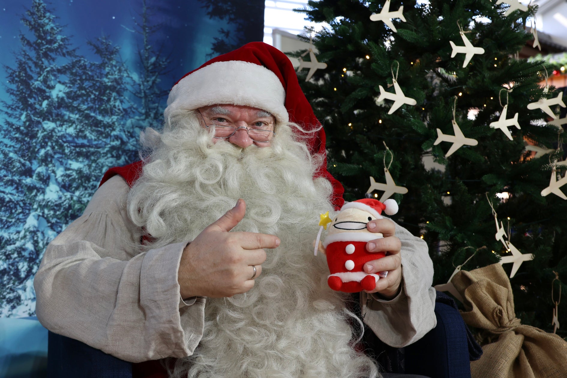 “本物のサンタクロース”がフィンランドからセントレアにやってくる