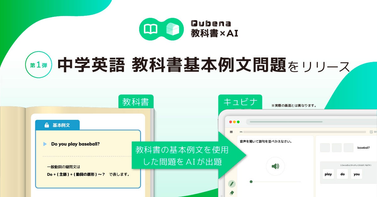 学習eポータル＋AI型教材「Qubena （キュビナ）」のAI機能で