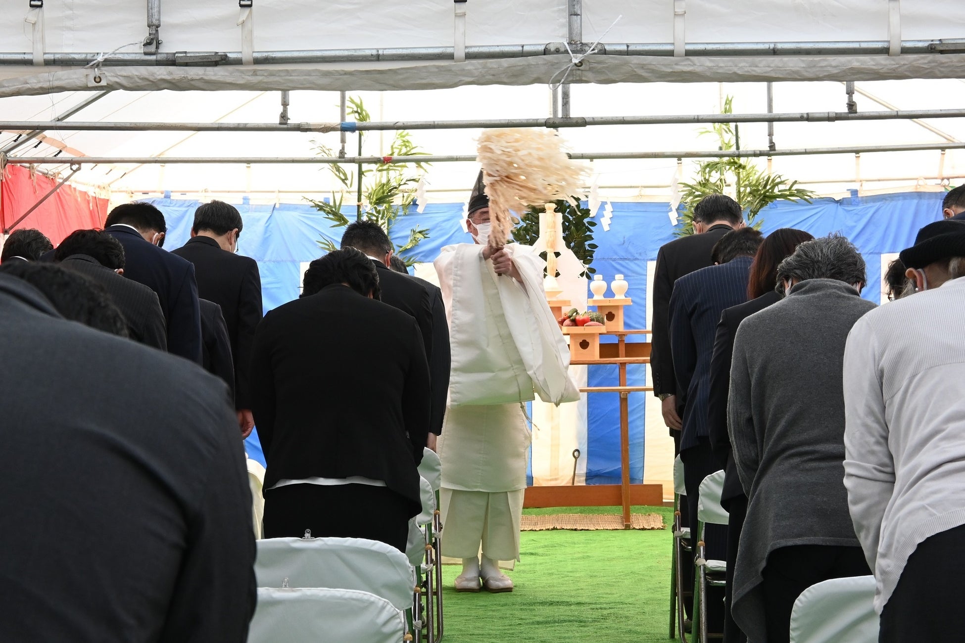 日枝神社 岡部宮司による修祓
