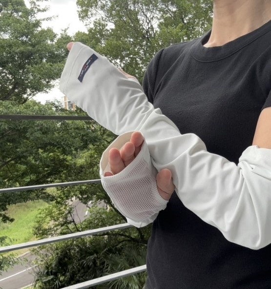 メッシュで蒸れずに涼しいデザイン