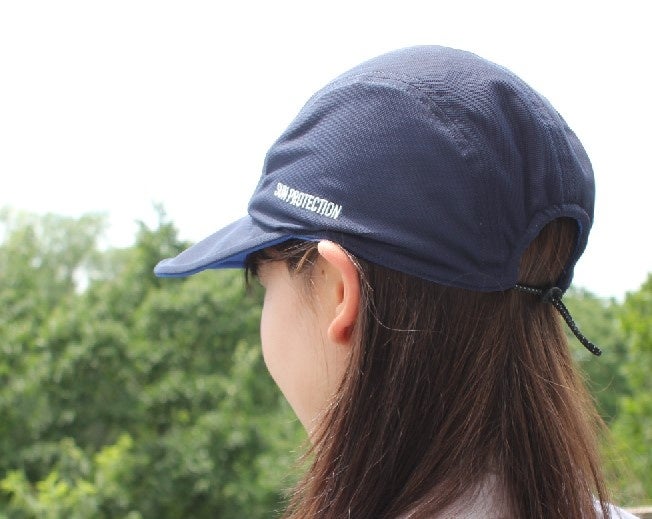UVカット特殊素材を使用し、深くかぶることができるUVカット帽子 エポカル