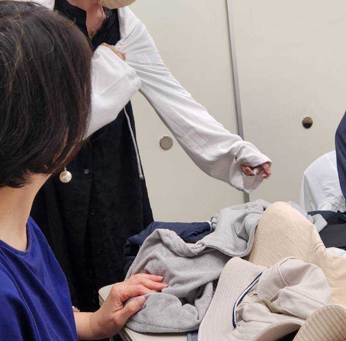 試着しながら意見交換も