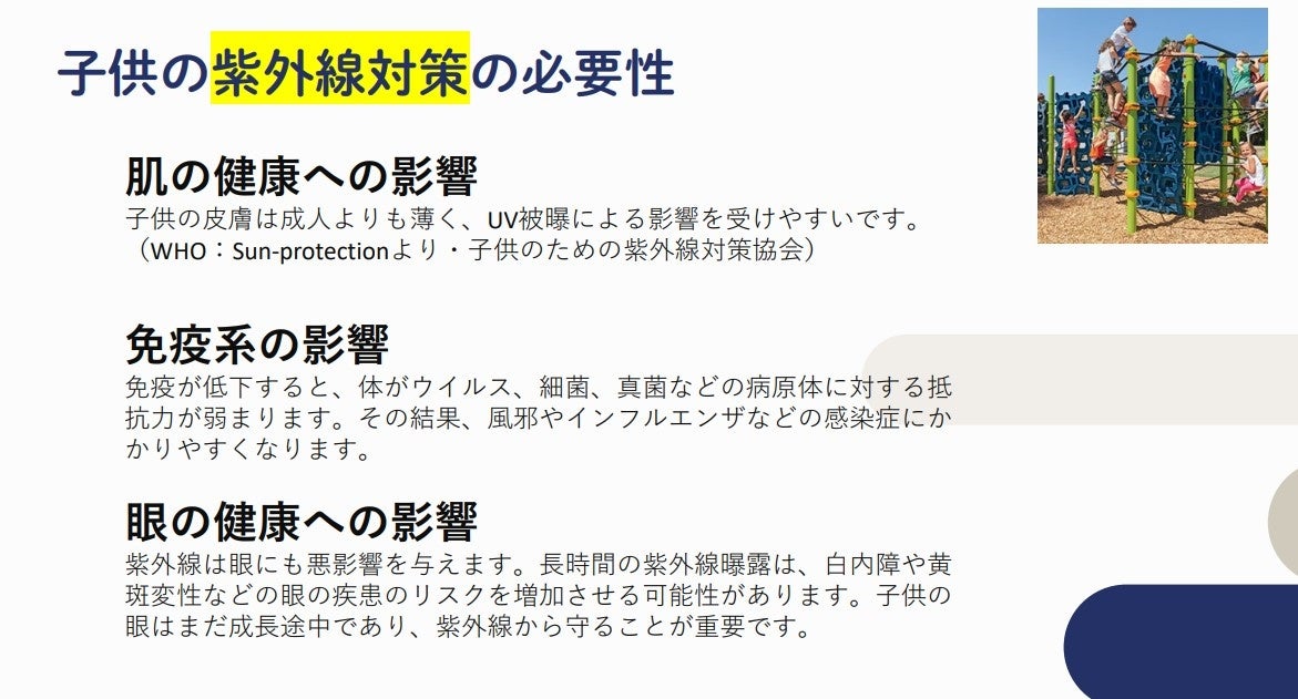 紫外線対策の重要性