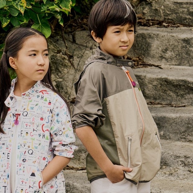 メッシュの入ったサンブロックUVパーカー