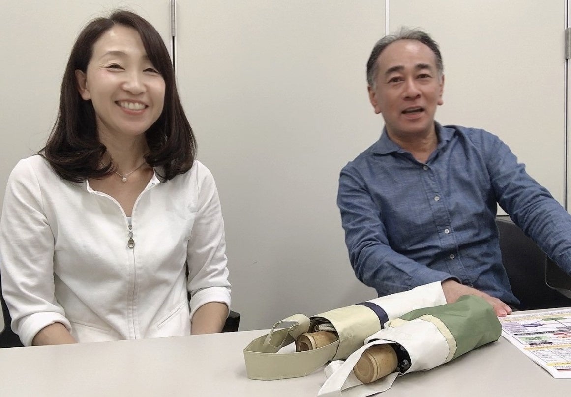 右 小川社長 左 松成
