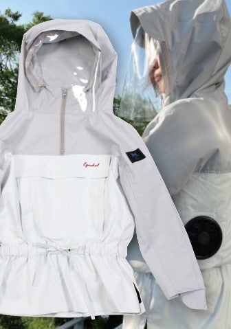 ファン付きUV防護服