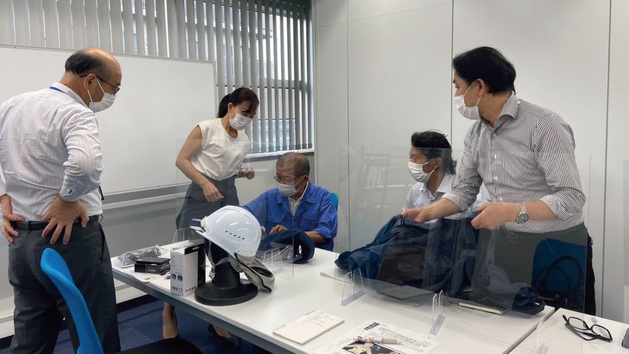 空調服との企画会議