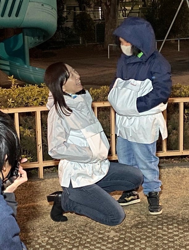 UV防護服を寄贈　株式会社ピーカブー