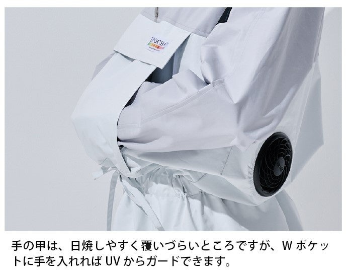難病：色素性乾皮症のためのファン付きUV防護服の大人用を新たに