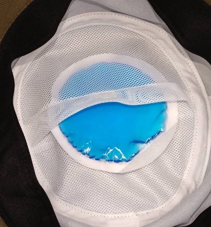 保冷剤を入れたところ