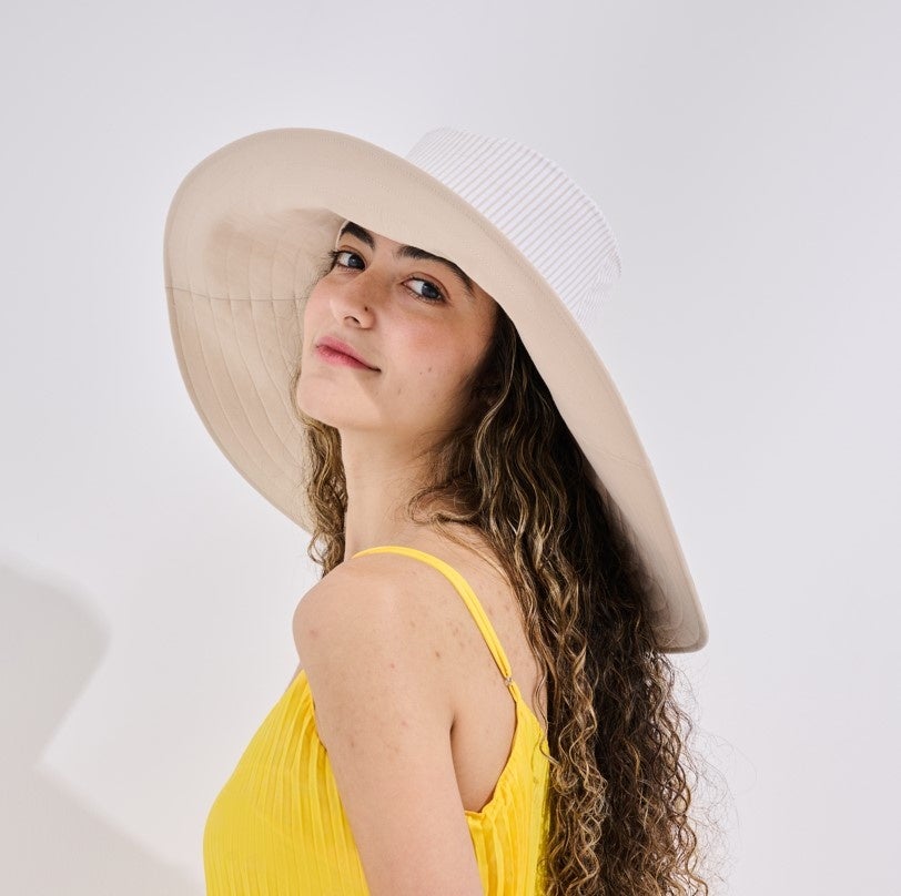 エポカル　ロングブリムハット　紫外線対策