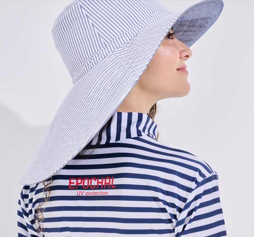 エポカル　ロングブリムハット　紫外線対策
