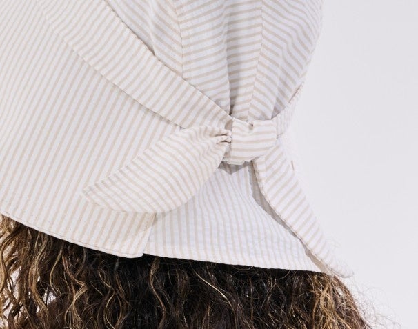 つばの一部がやわらかい