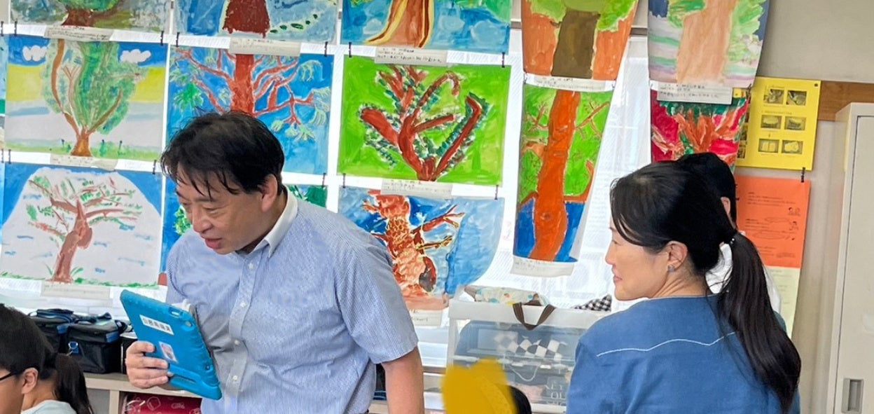 和光市　柴崎市長も見学