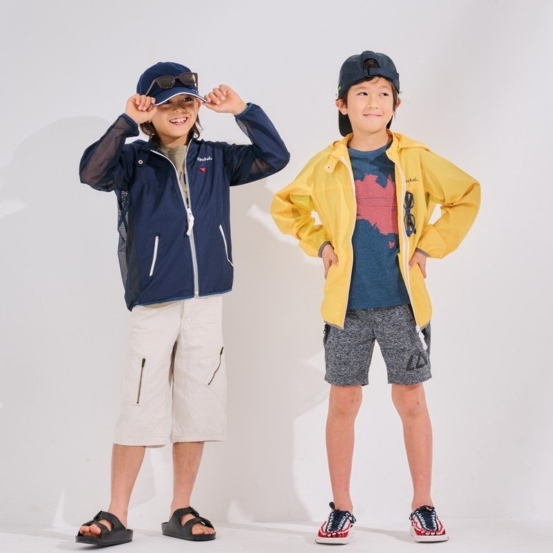 元気キッズのためのUVカットキャップ