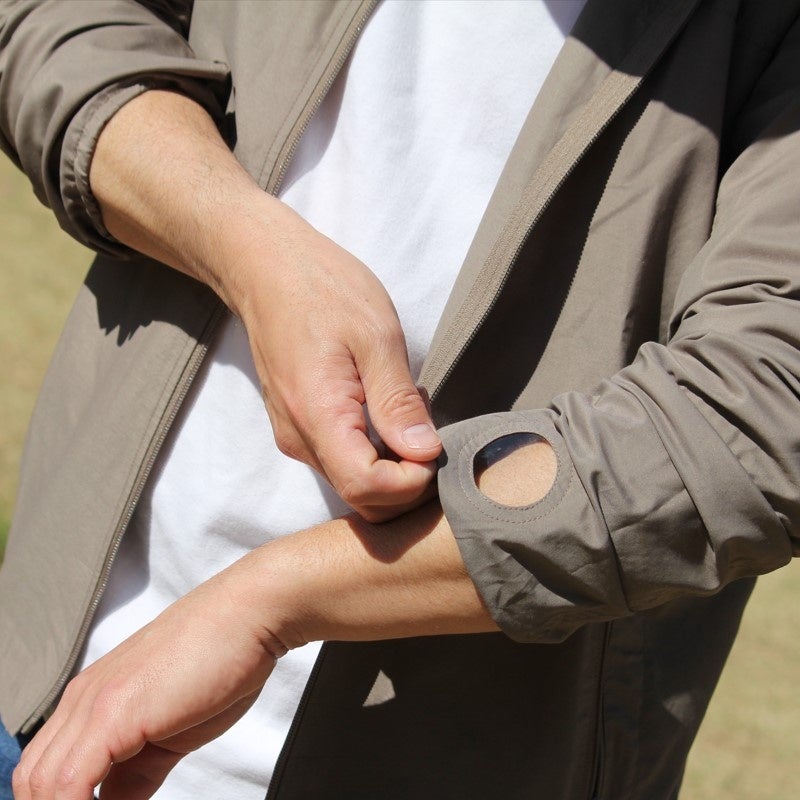 袖の窓のビニールは、UVカット率99.7％！！都教委の数字！