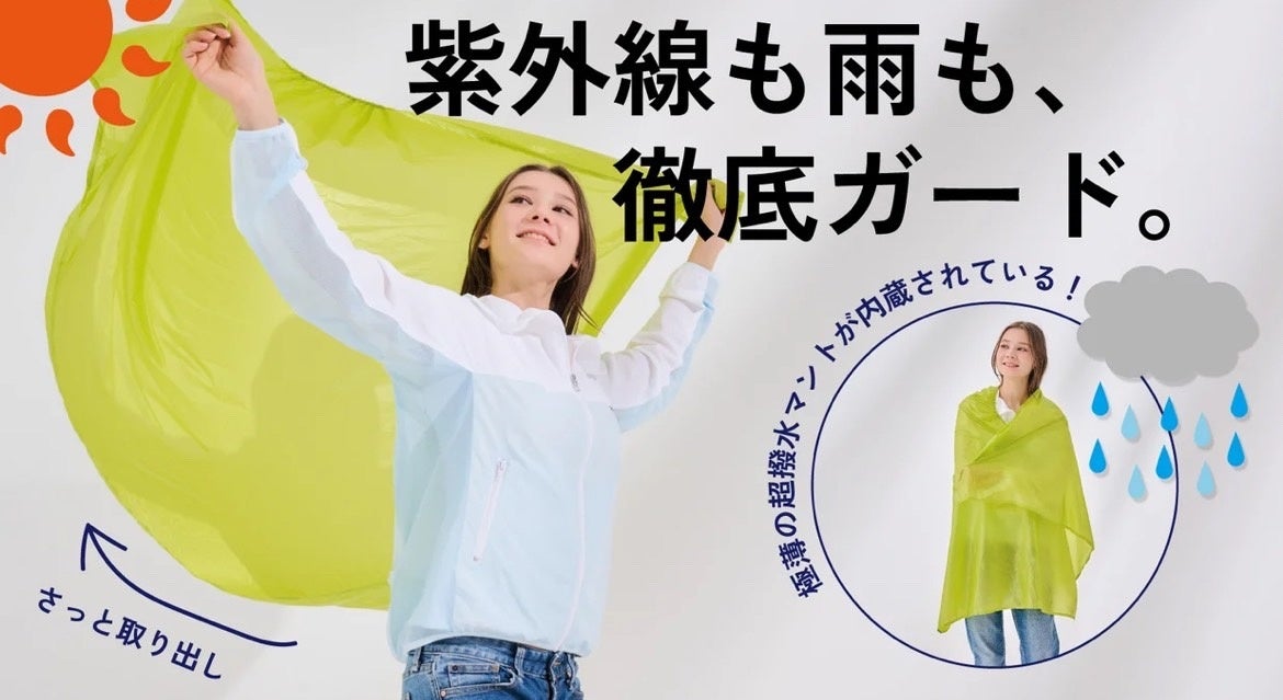 エポカルの新しいサンブロックUVプロテクトウエア