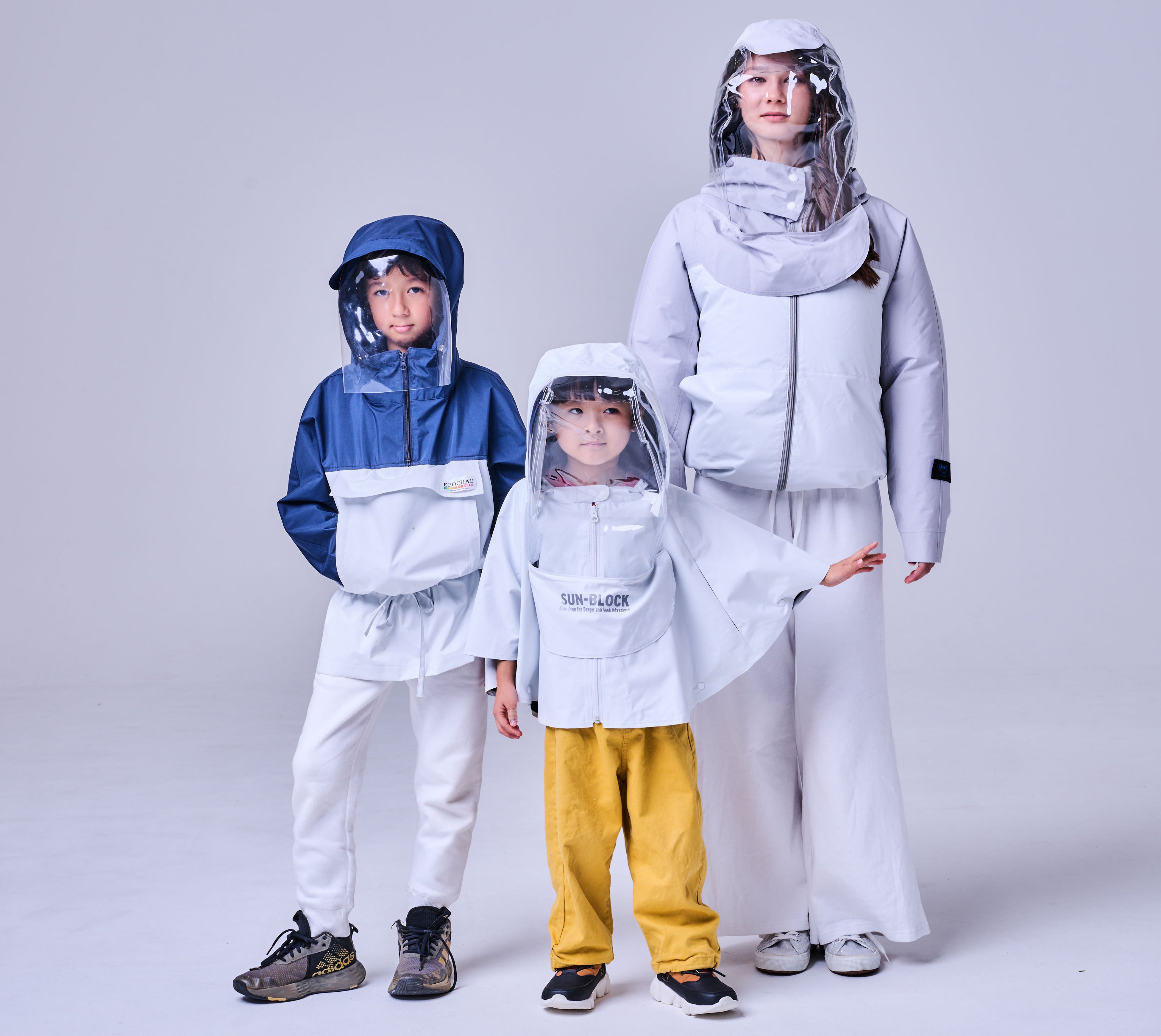 色素性乾皮症のためのファン付き防護服