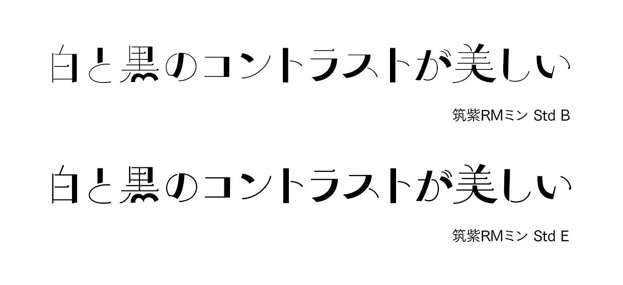 フォントワークス、新書体〈筑紫RMミン〉をリリース | フォント
