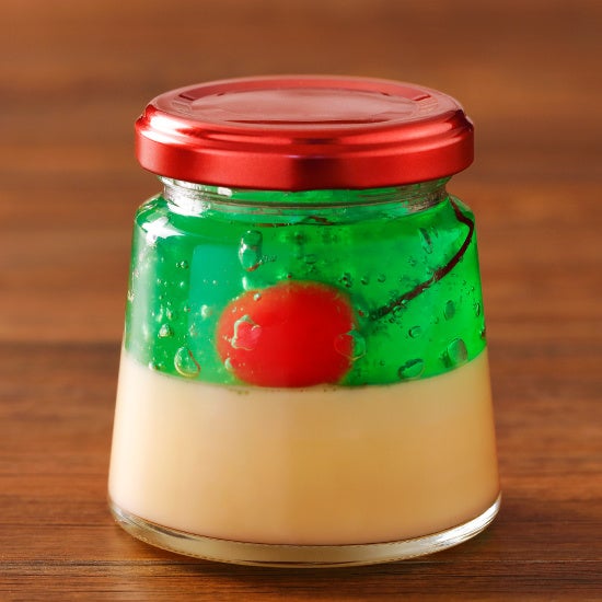 メロンソーダプリン