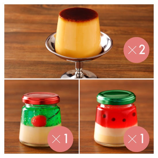 夏のカラフル4個セット