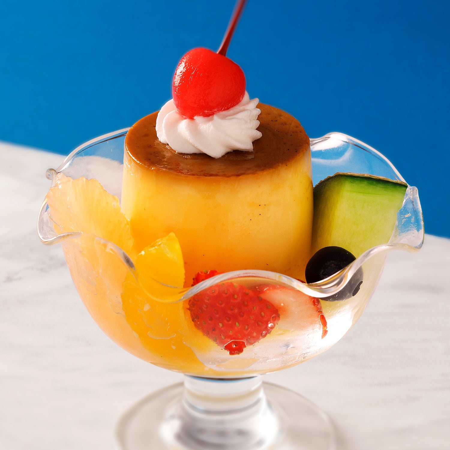 プリン・ア・ラ・モード　※写真はイメージです