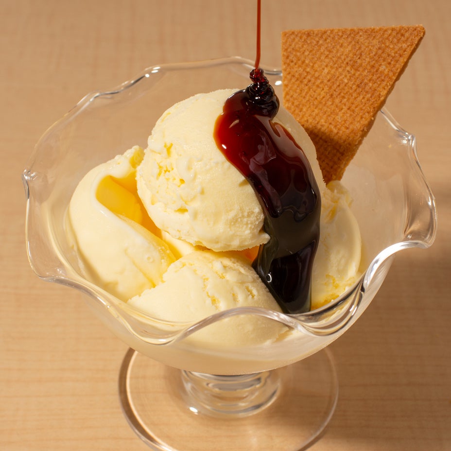 バニラアイスにも！