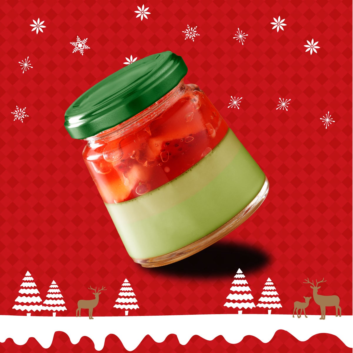 いちごピスタチオプリン 500円(税込)