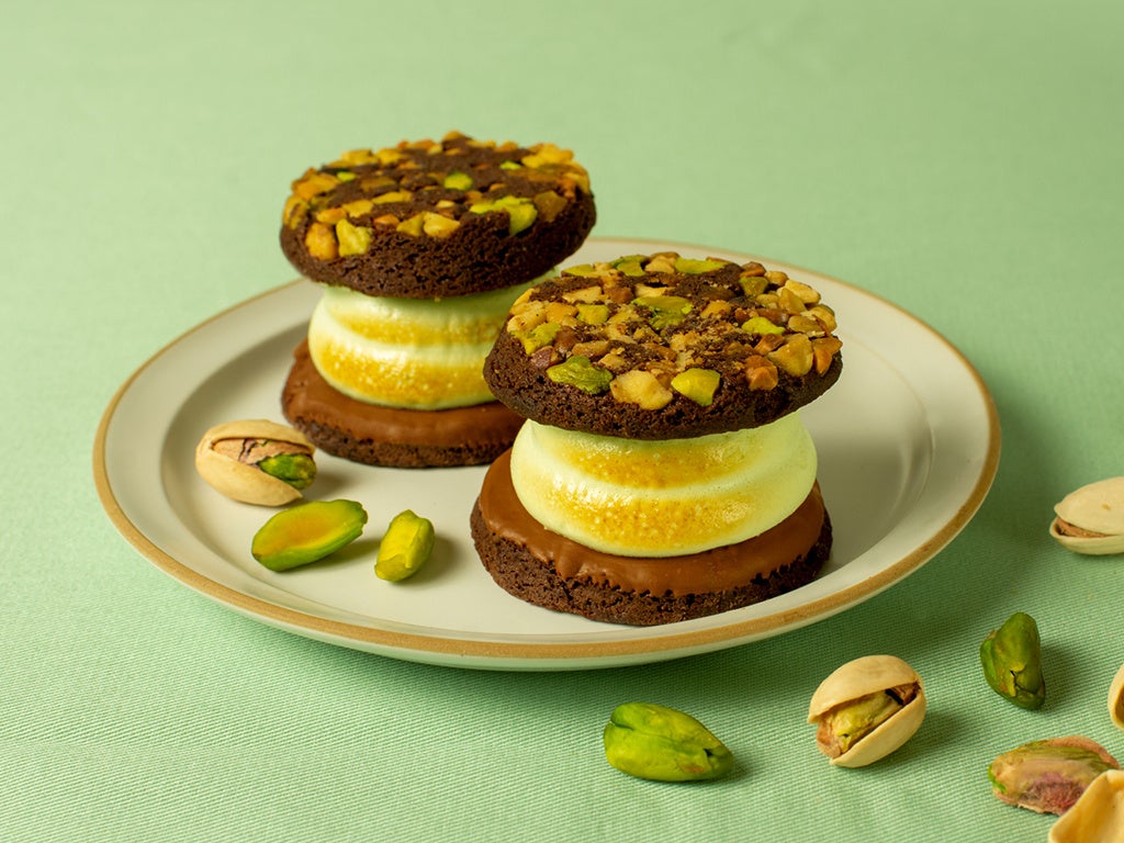 『焼マシュマロサンド・ピスタチオチョコブラウニー』