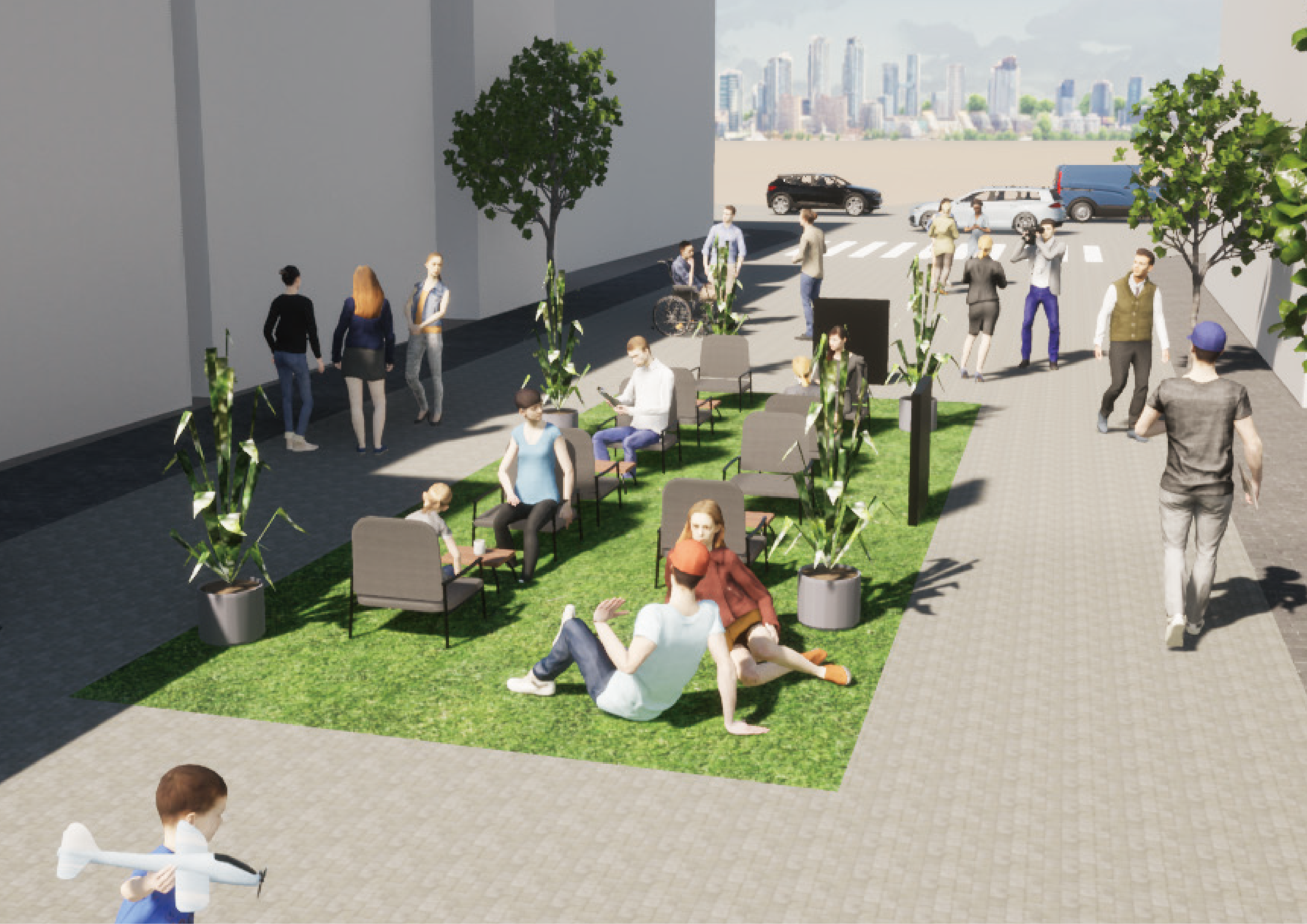 地点①くつろぎの滞留空間