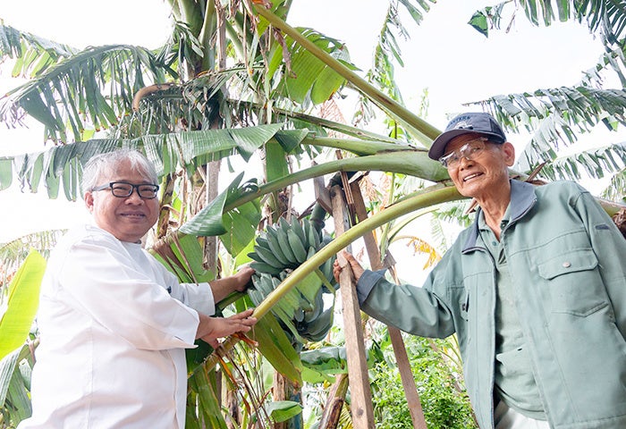 山内さんとシェフ宇江城朝徳