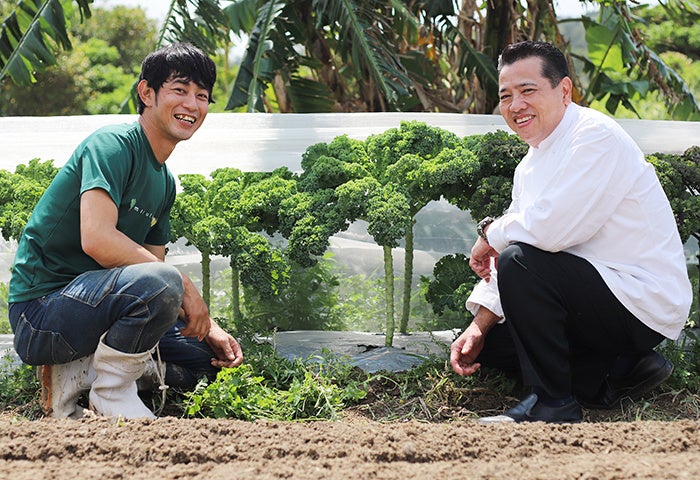 山本さんとシェフ宮平悟