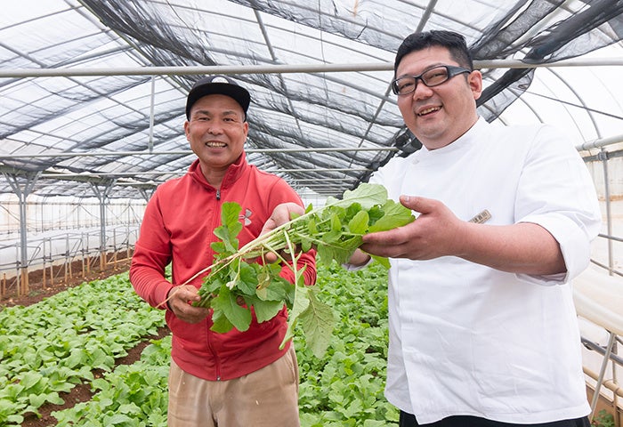 上地さんとシェフ諸喜田久也