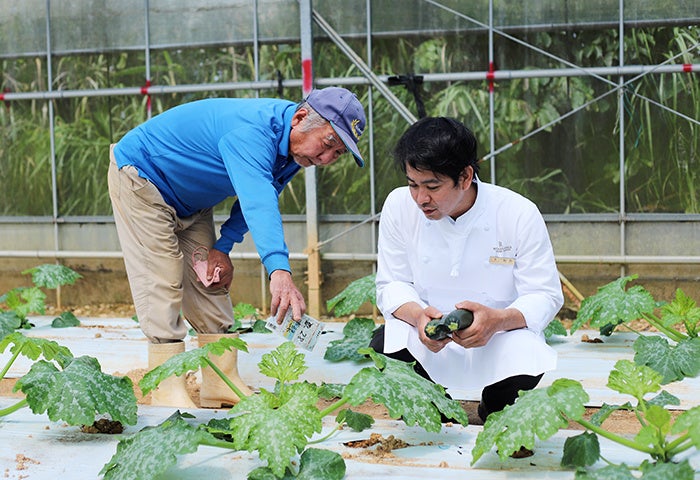 島袋さんとシェフ知念高利