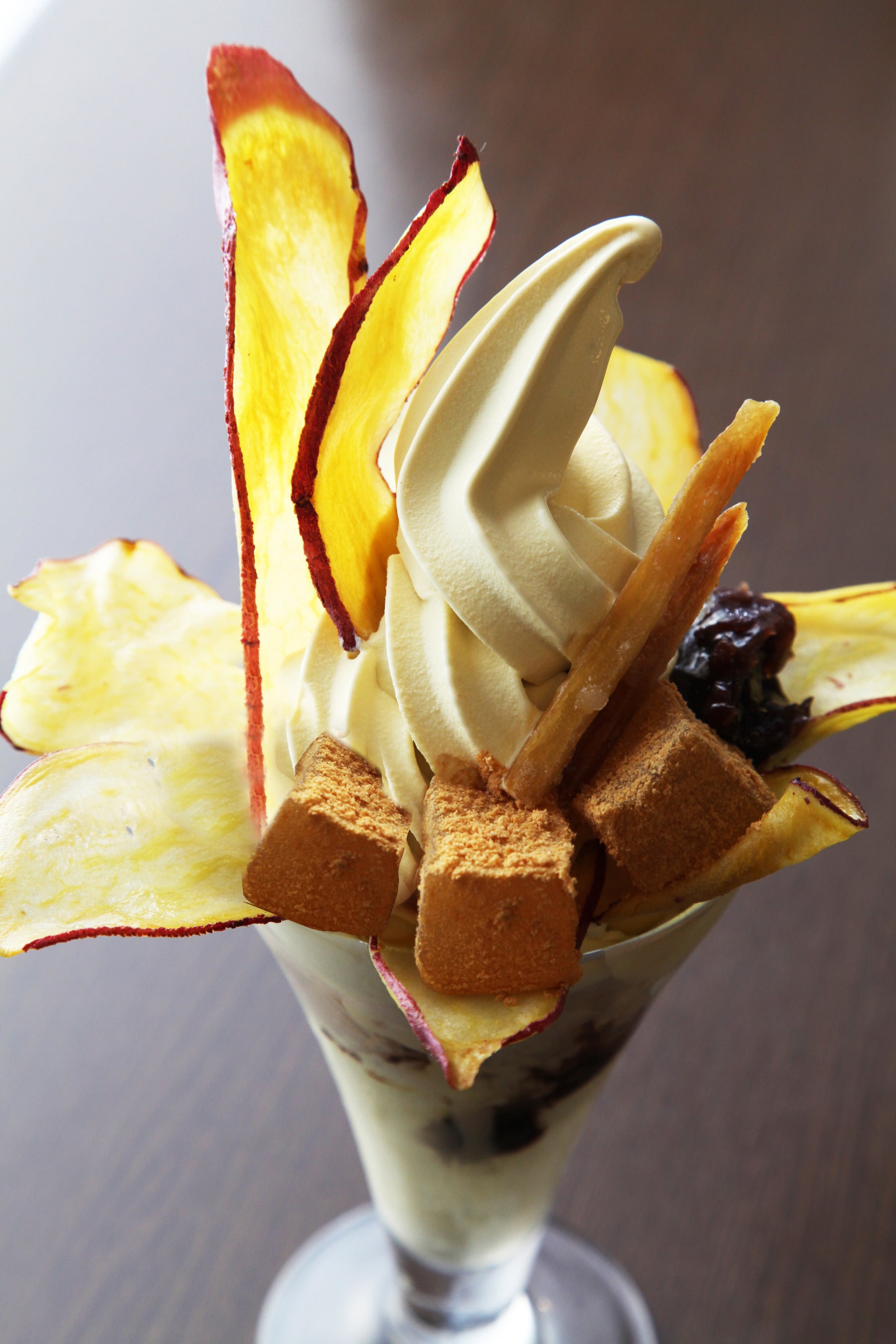 お好みのアレンジで、なると金時パフェ♪