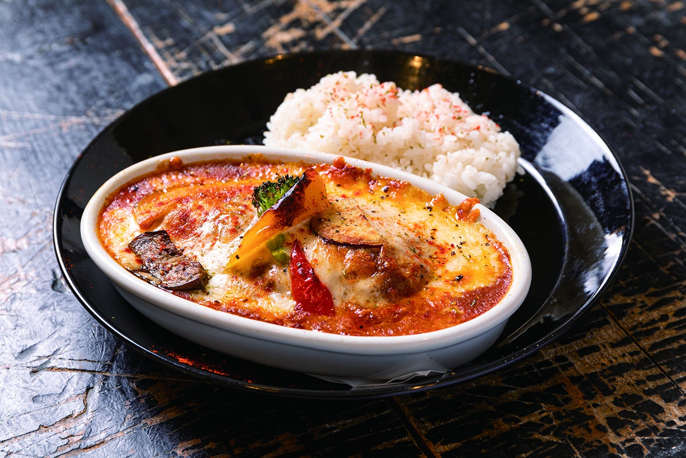 トマトカレーチーズ煮込みハンバーグ 【ジャンゴバンケット コクーン2／1F 外部店舗】