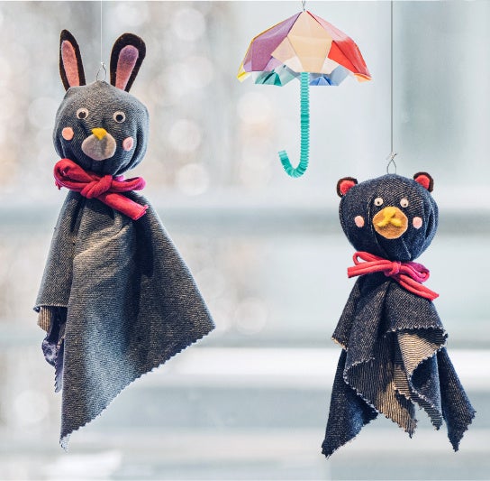 <Aコース>リサイクルデニムでてるてるぼうずを作ろう