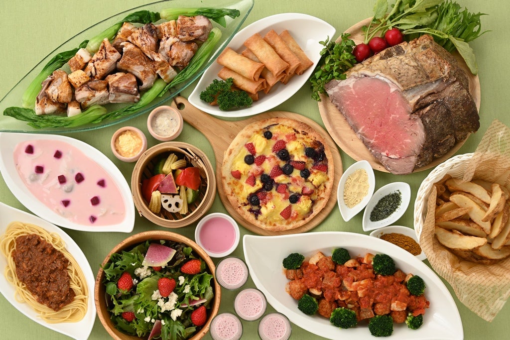 いちごブッフェ 食事メニュー(イメージ)