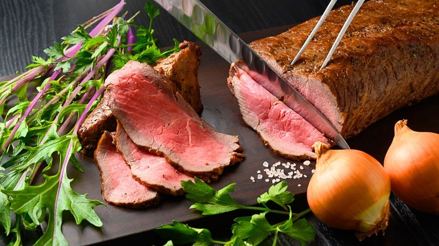 北海道産牛のローストカッティンッグサービス