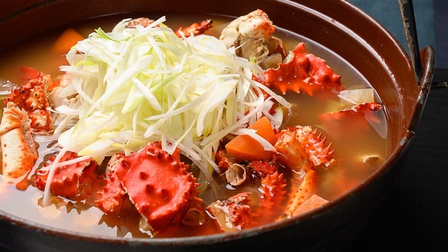 花咲蟹の鉄砲汁