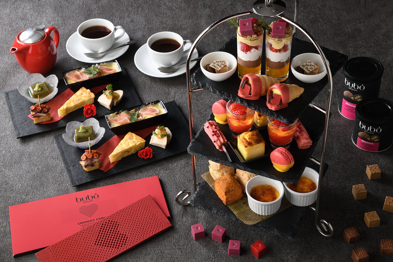 bubó BARCELONA コラボレーションアフタヌーンティー