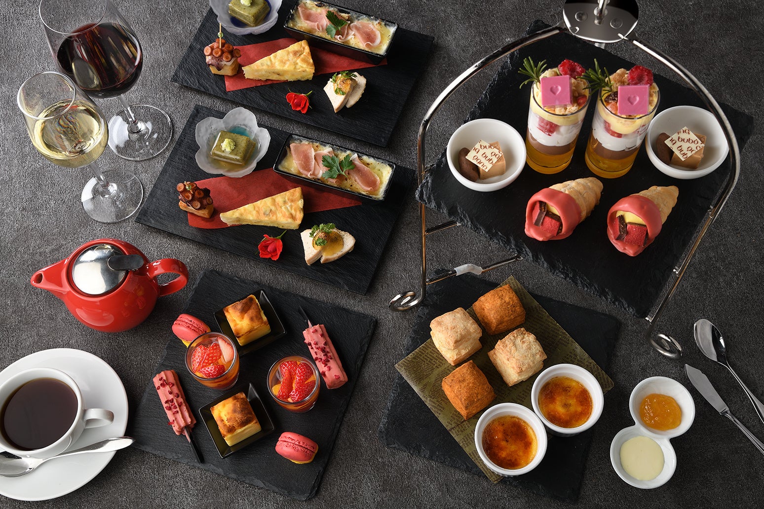 【夜のスイーツハイティ】bubó BARCELONAコラボレーションアフタヌーンティー