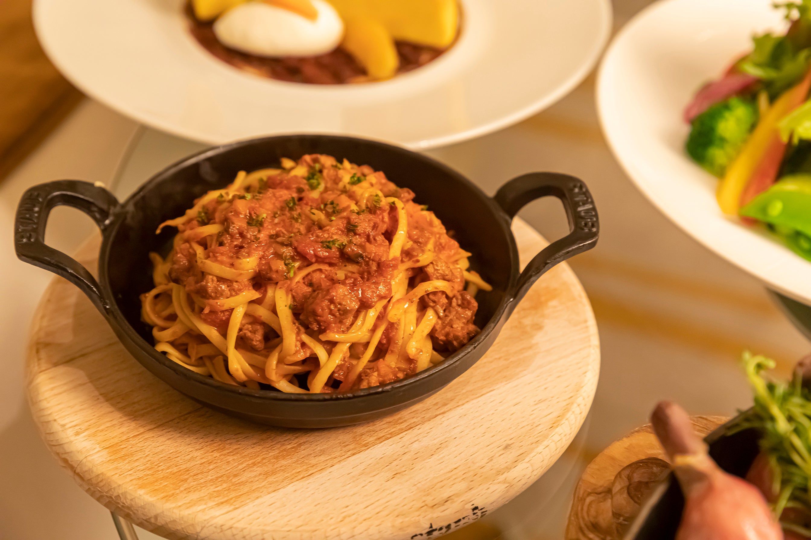 畑のお肉で作ったボロネーゼ イメージ