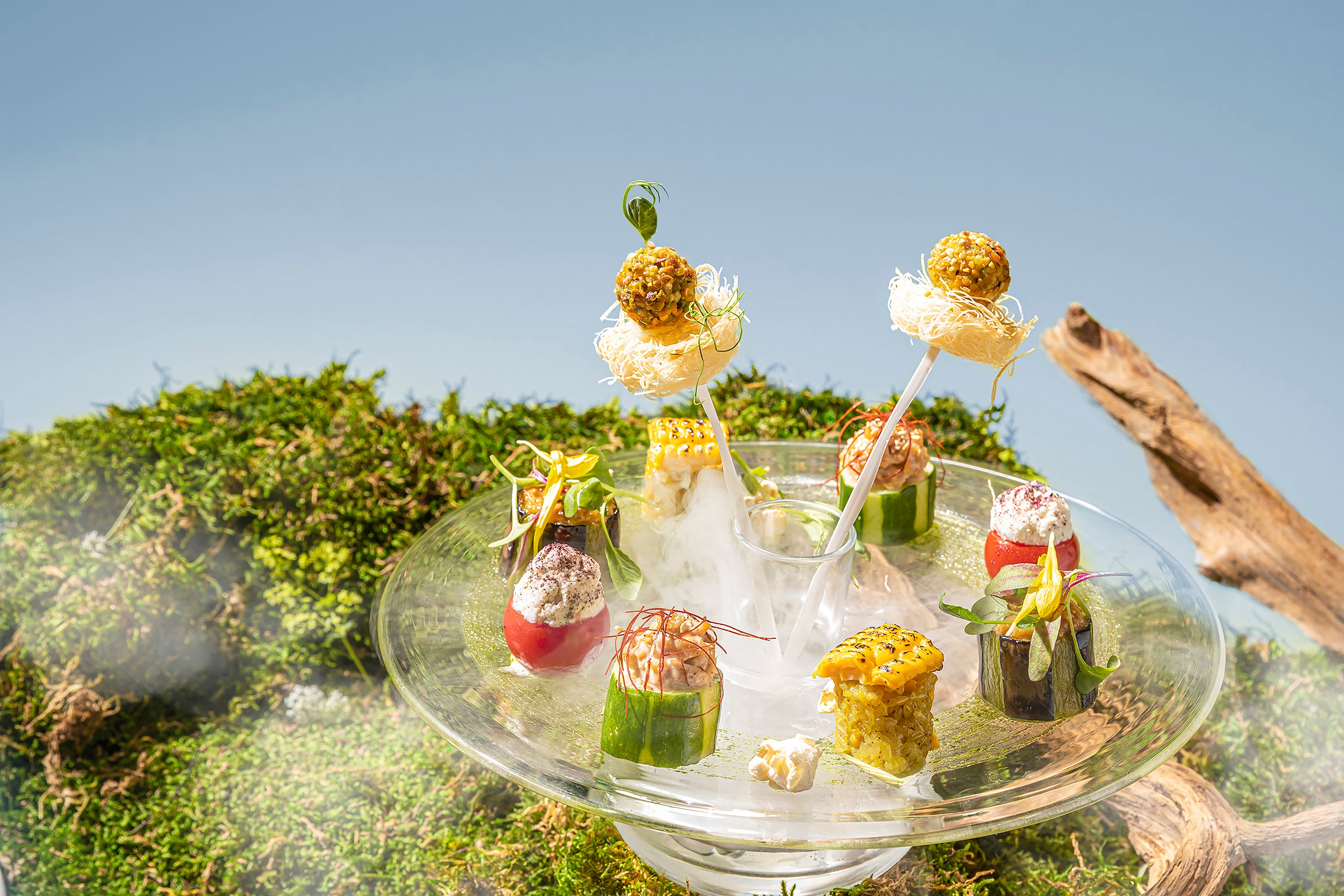 Floating Garden～Vegan Afternoon Tea～ セイボリープレート イメージ 