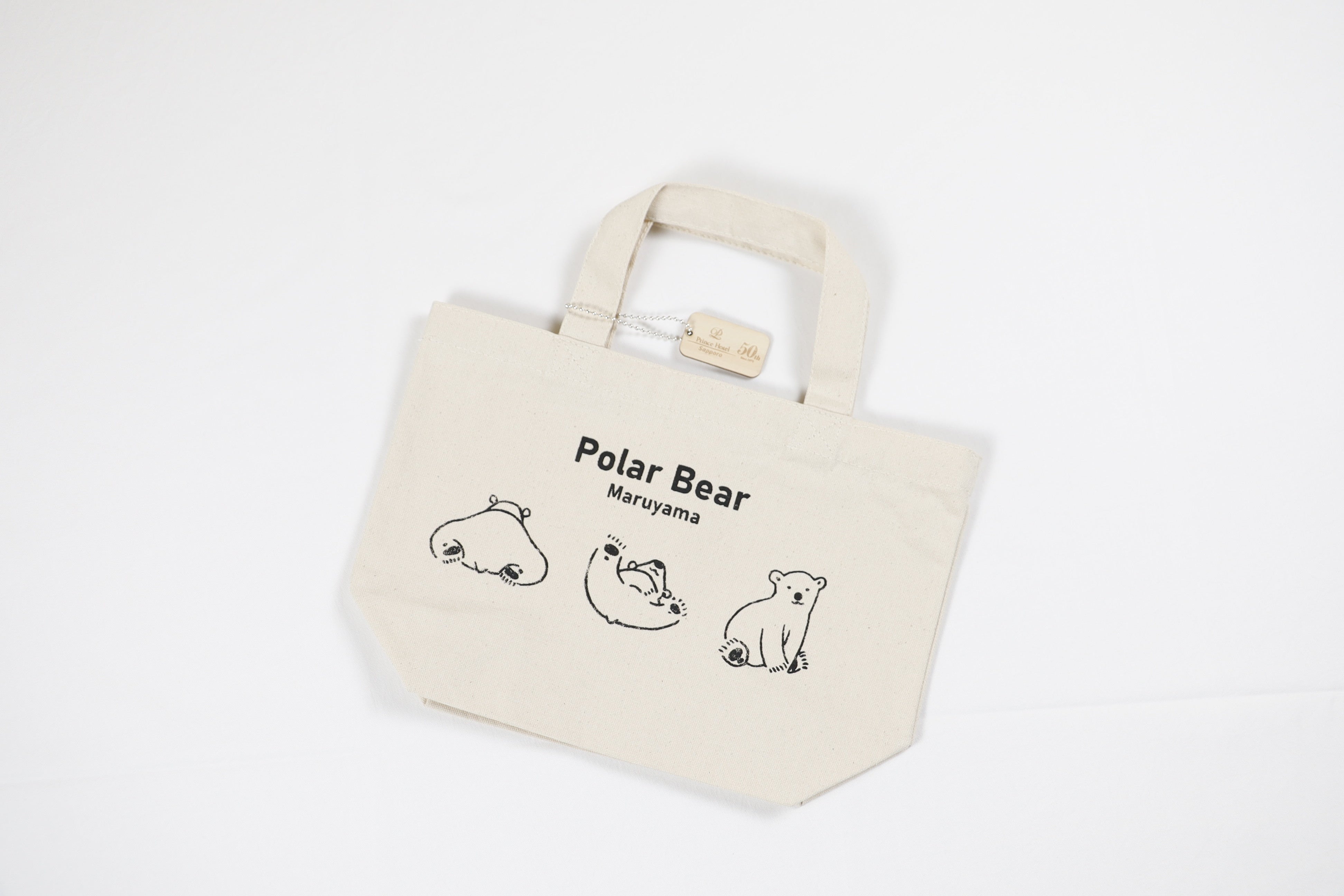 オリジナルタグ付きトートバッグ